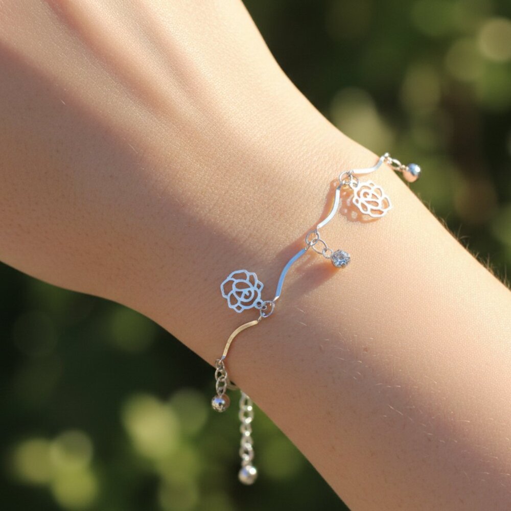 "Trendy Handmade Bracelet – A Stylish Gift for Women & Girls, MAR091035